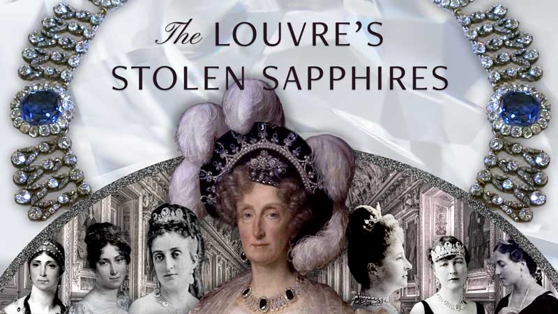 Video thumbnail featuring portraits of Queen Marie Amelie of the French, Empress Josephine, Queen Hortense of Holland, Marie-Isabelle d'Orleans, Archduchess Maria Dorothea, Isabelle d'Orleans Duchess of Guise, and Isabelle d'Orleans-Braganza